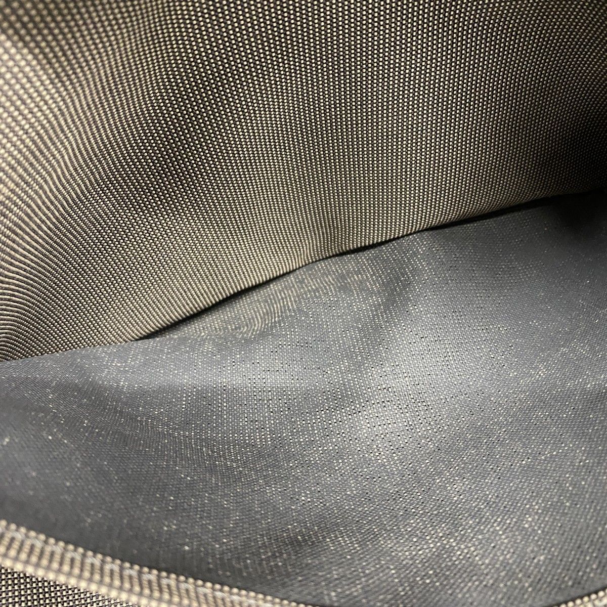 5pa0330】エルメス トートバッグ エールラインMM キャンバス グレー