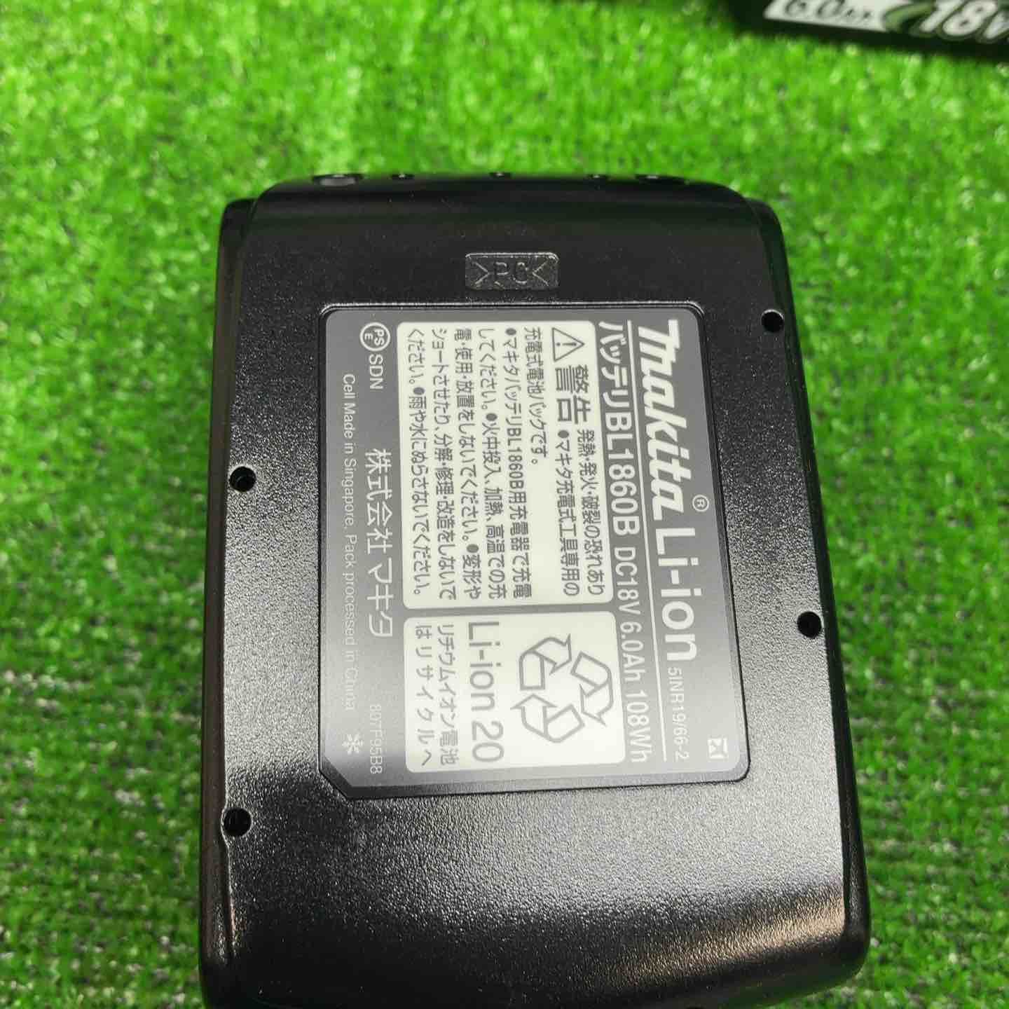 マキタ makita リチウムイオンバッテリー 18 V 6.0 Ah BL 1860 B セット