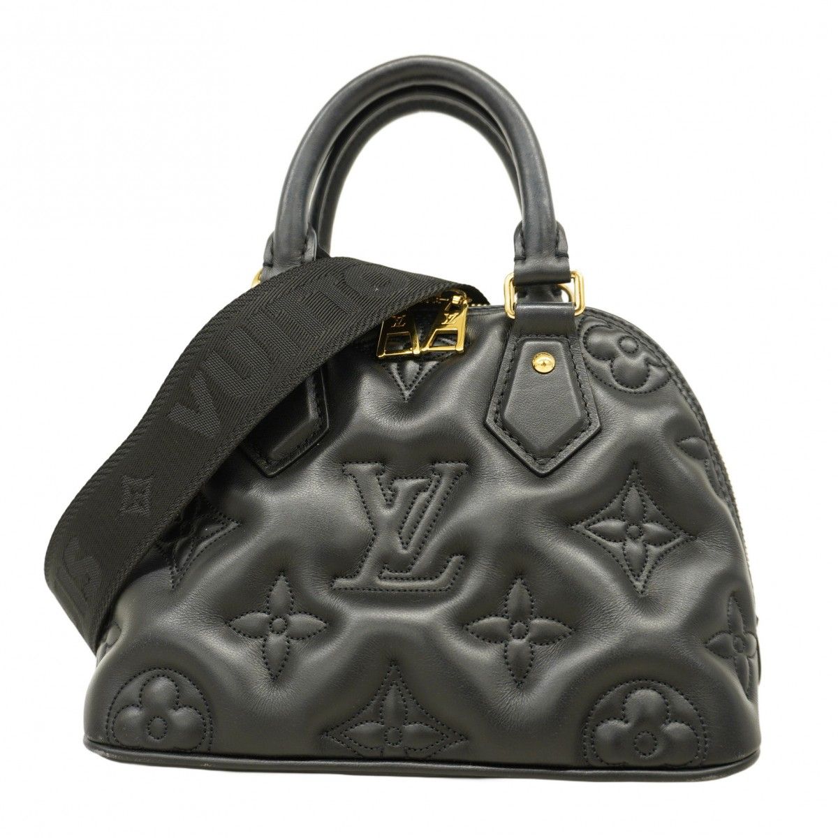 5 pa 0381 h ルイヴィトン ハンドバッグ バブルグラム アルマソフトBB M 59793 ノワール 2 wayバッグ レディース
