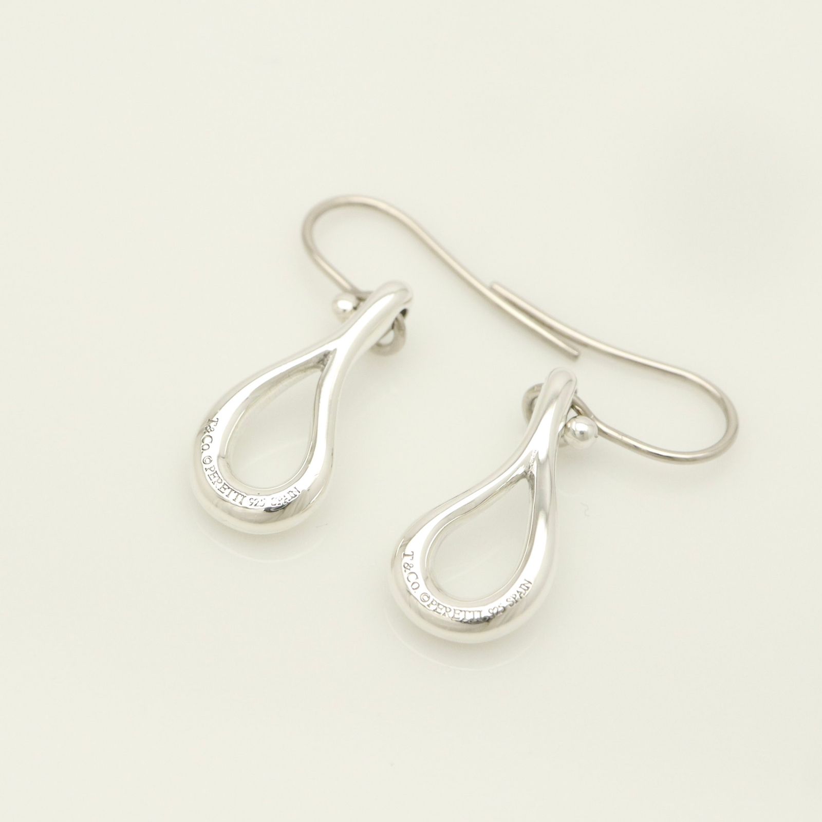 美品】ティファニー TIFFANY&Co. オープン ティアドロップ エルサ