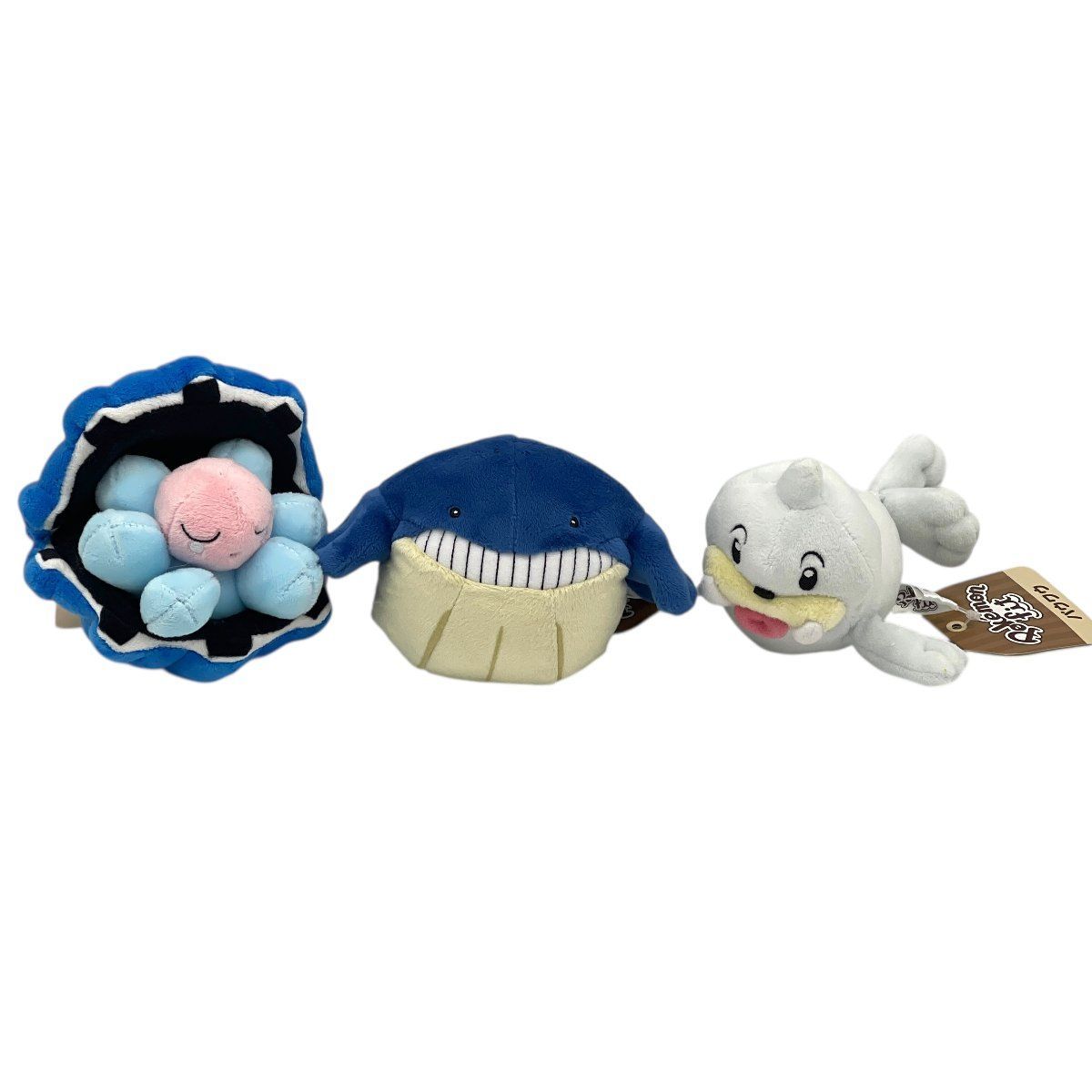 【超激得，格安】 【未使用タグ付き　ポケモン　Pokemon fit　ポケモンフィット　ホエルコ　パールル　パウワウ　ぬいぐるみ　マスコット①】 その他