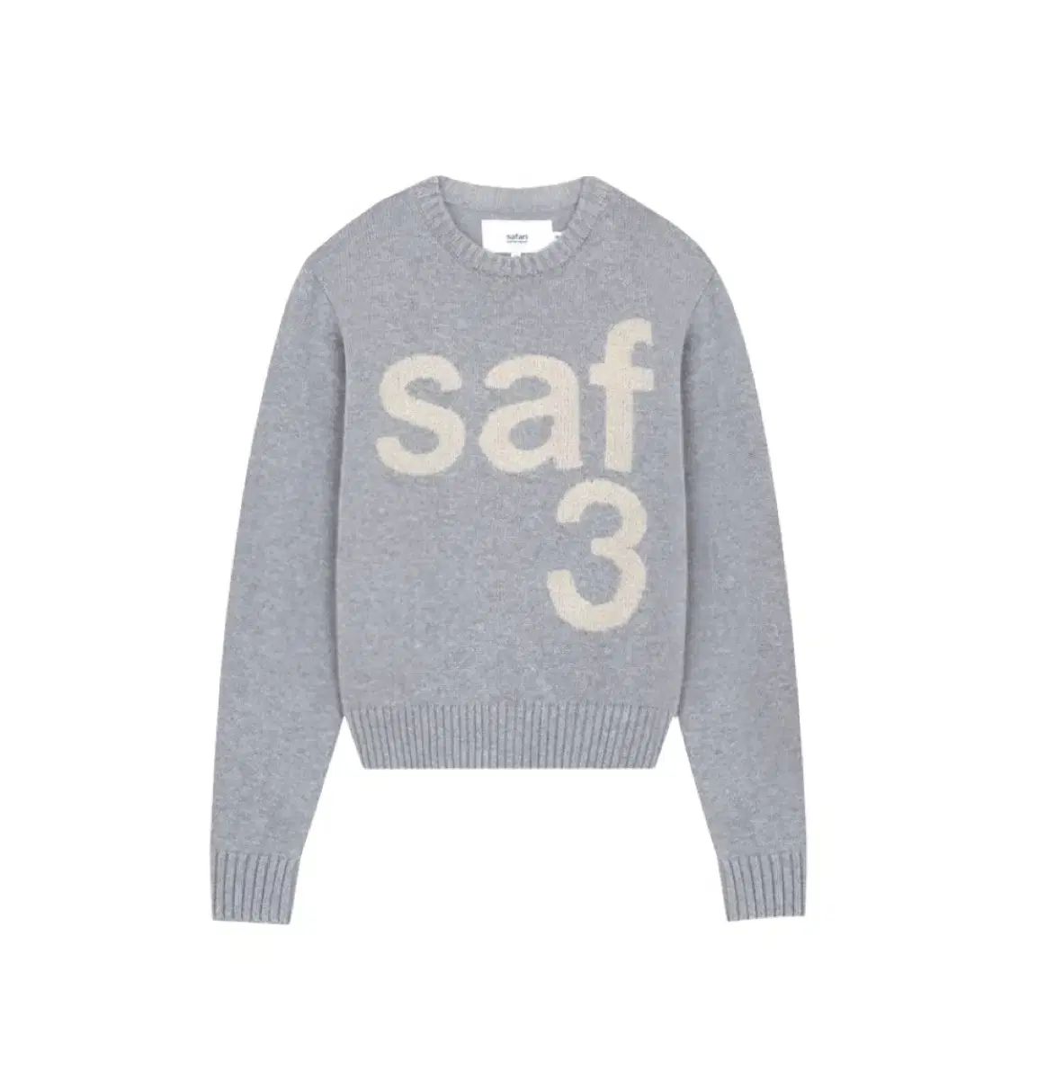 サファリスポット1 2ベーシックサファリニット グレー