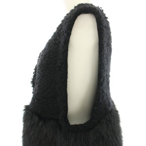 リット Ritto ループファーベスト ROOP FUR VEST ニットベスト