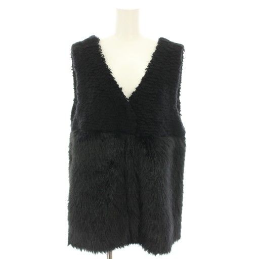リット Ritto ループファーベスト ROOP FUR VEST ニットベスト