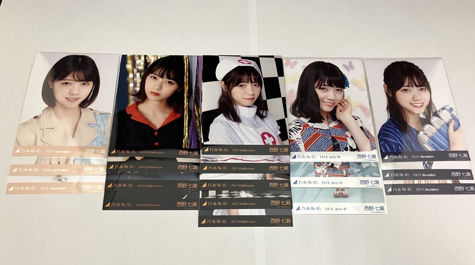 乃木坂46 西野七瀬 生写真 コンプ 5セット f115 NLQ034 - メルカリ