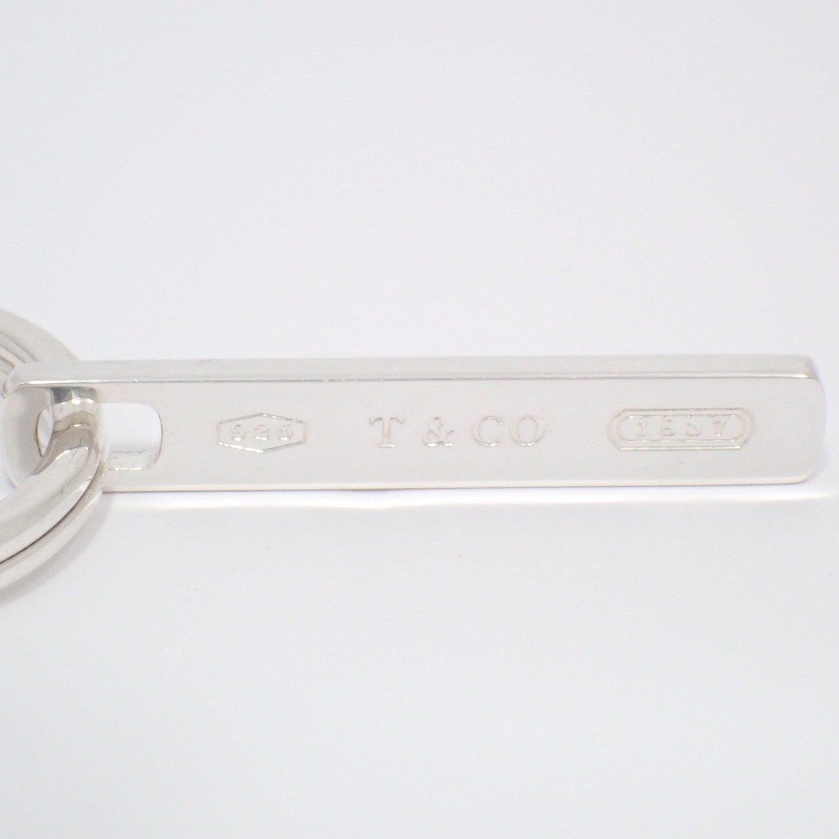 TIFFANY＆Co. ティファニー 1837 プレート キーリング シルバー925【い