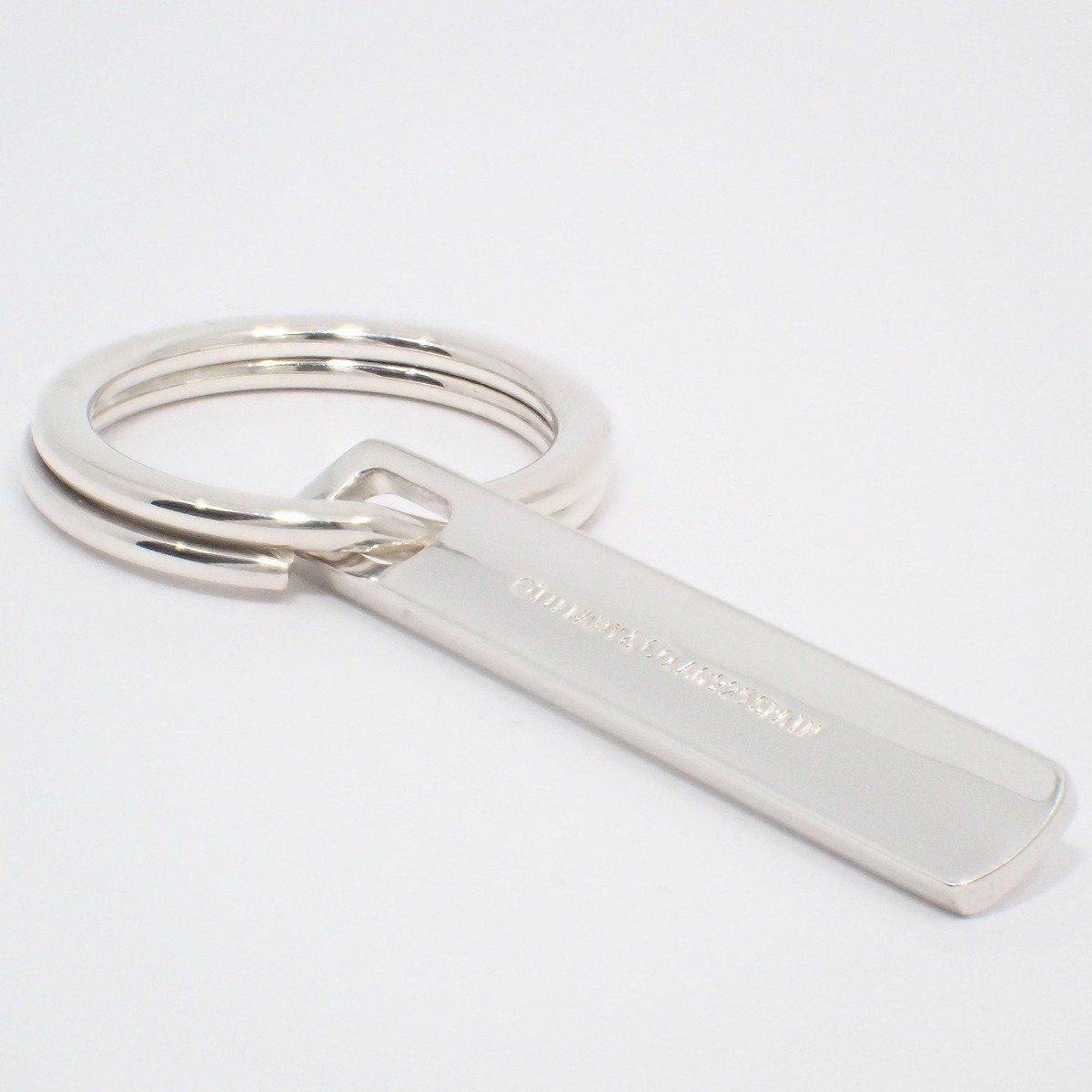 TIFFANY＆Co. ティファニー 1837 プレート キーリング シルバー925【い