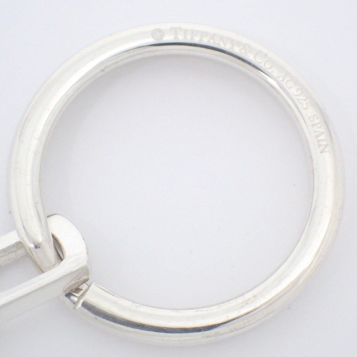 TIFFANY＆Co. ティファニー 1837 プレート キーリング シルバー925【い