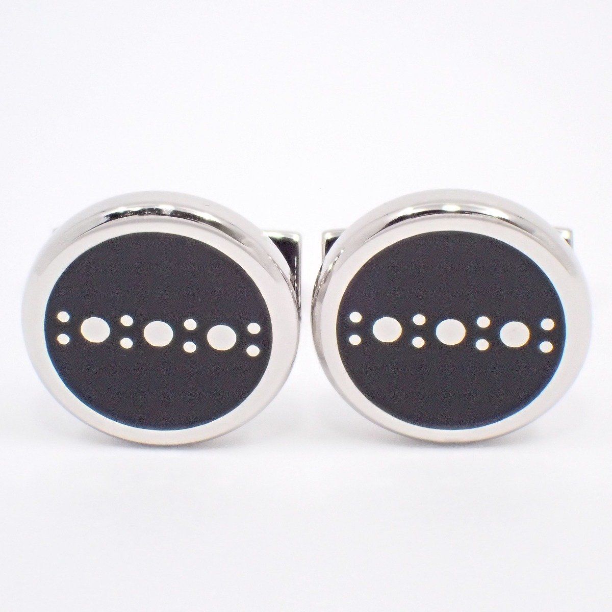 美品】S.T.Dupont デュポン ラウンド ダービー カフス カフリンクス