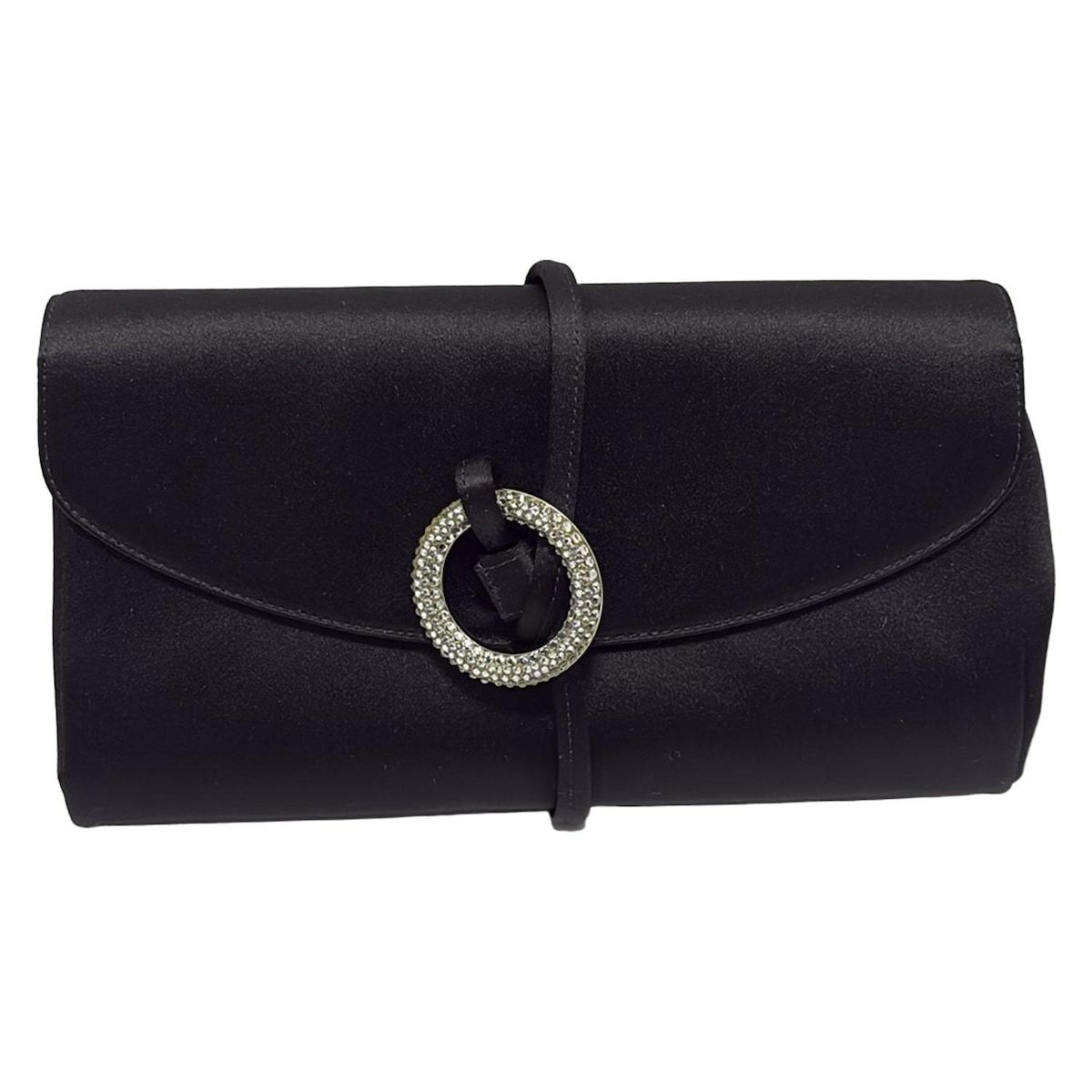 RODO(ロド) クラッチバッグ美品 - 黒 ラインストーン - メルカリ