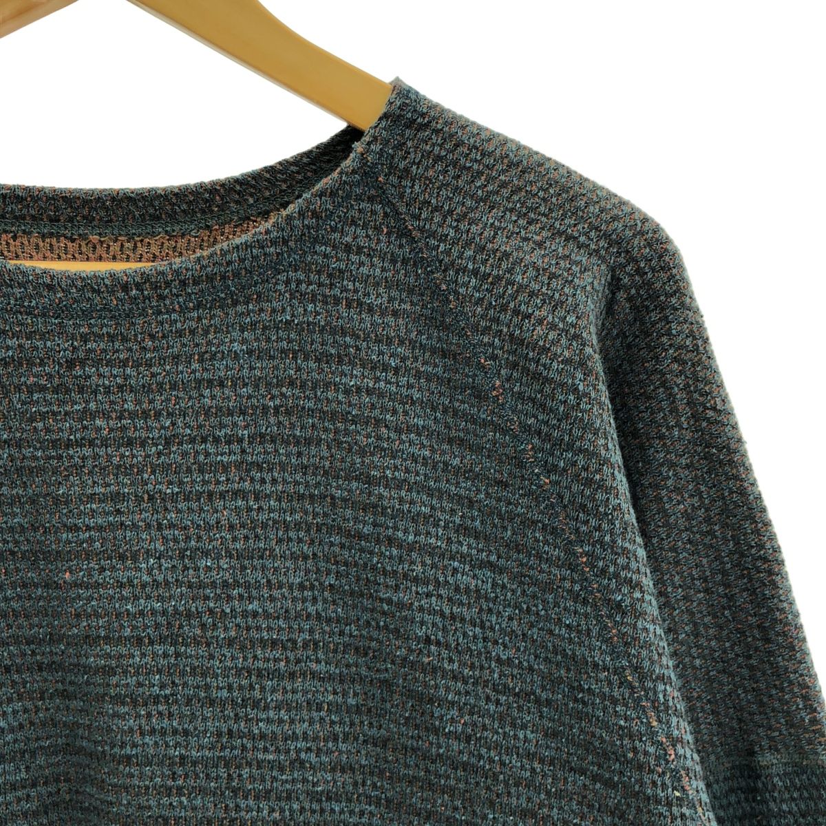 Olde Homesteader ホームステッダー YOUTH THERMAL CREW NECK LONG SLEEVE サーマル ロングスリーブカットソー 46 ブルー メンズ