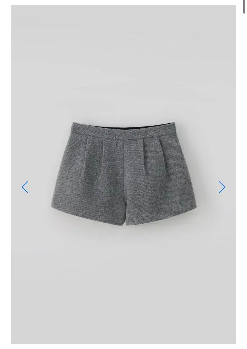 TANNAT フレーム ピンタック ウール ショーツ