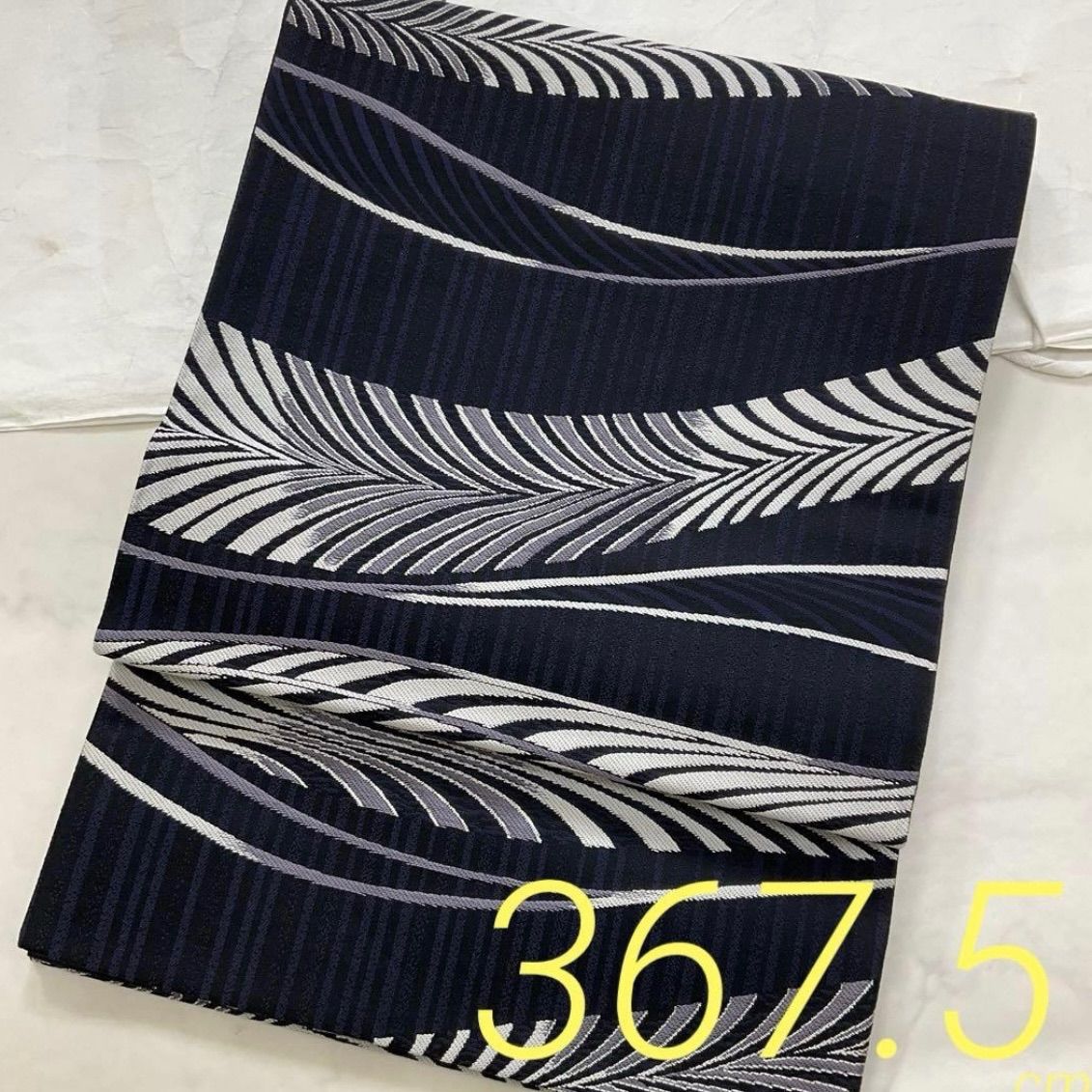 kimonoarisa●厳選●未使用同然●竺仙製●開き名古屋帯●長尺●376.5 ○kimono+one○kimonoarisa○厳選○センスの良い西陣○開き名古屋帯