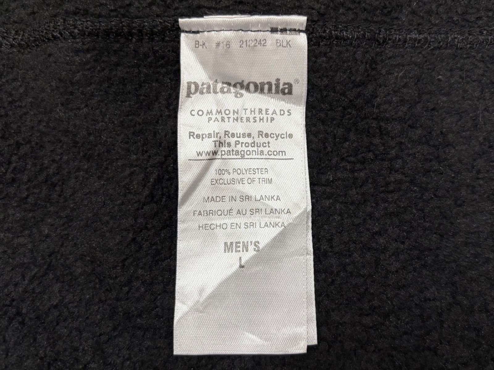 patagonia (パタゴニア) Better Sweater Vest ベターセーターベスト 15年製 25881FA15 L ブラック メンズ/078