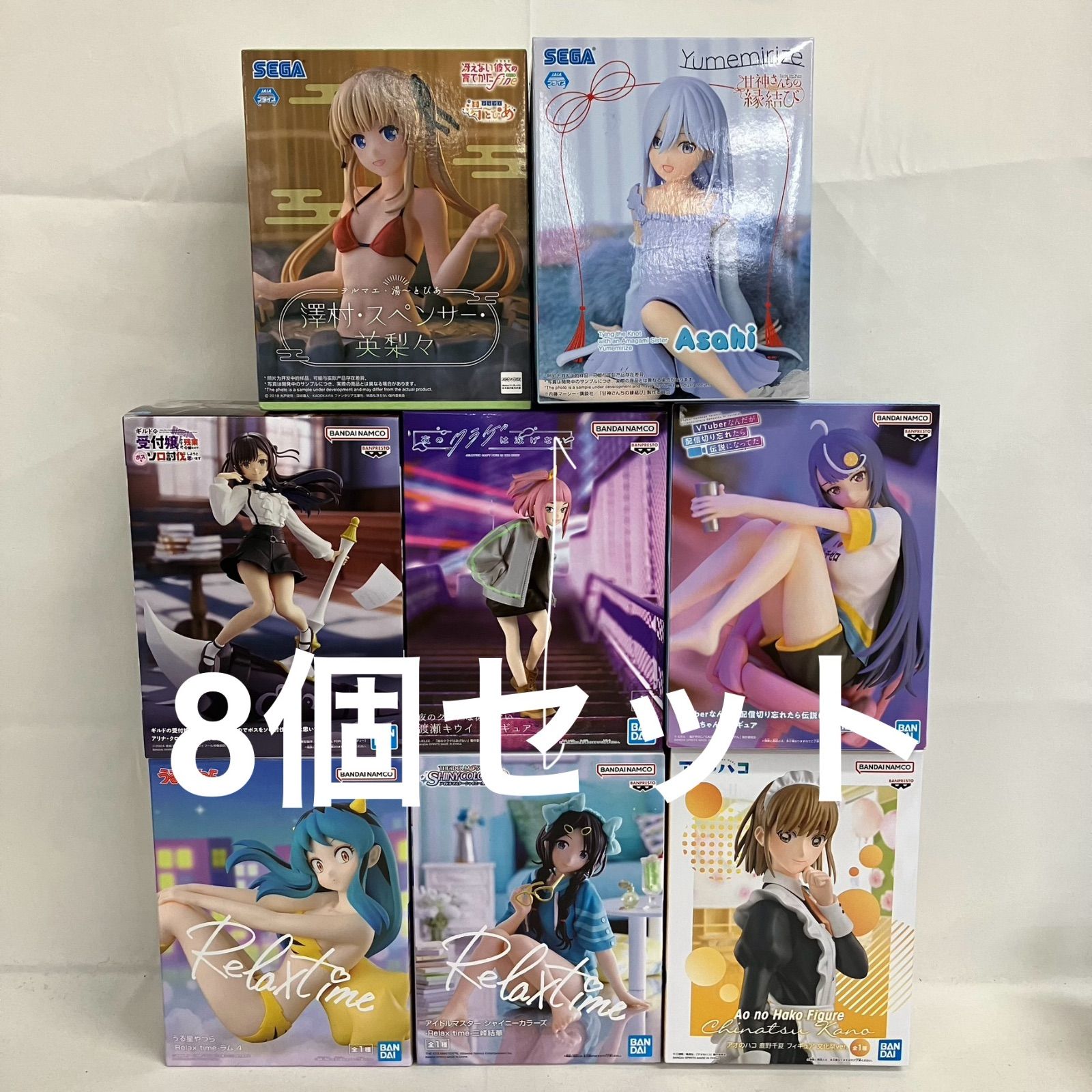 未開封 美少女 フィギュア まとめ 8個セット SFQ102 c107 - メルカリ