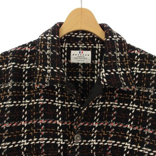 エディフィス EDIFICE デヴォー DEVEAUX 23AW バスケット チェック