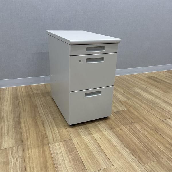 脇デスク 3段 BS デスクワゴン サイドワゴン W 400 H 700 コクヨ ナチュラルグレー