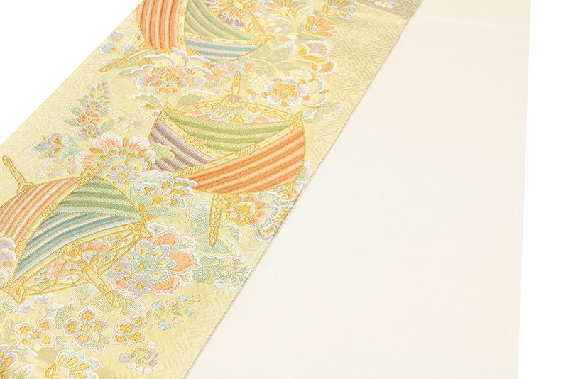 記念感謝祭【仕立無料】西陣名門宮田織物謹製☆伝統工芸箔綾錦唐花織