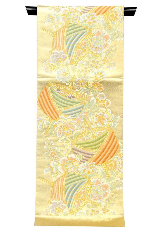 記念感謝祭【仕立無料】西陣名門宮田織物謹製☆伝統工芸箔綾錦唐花織