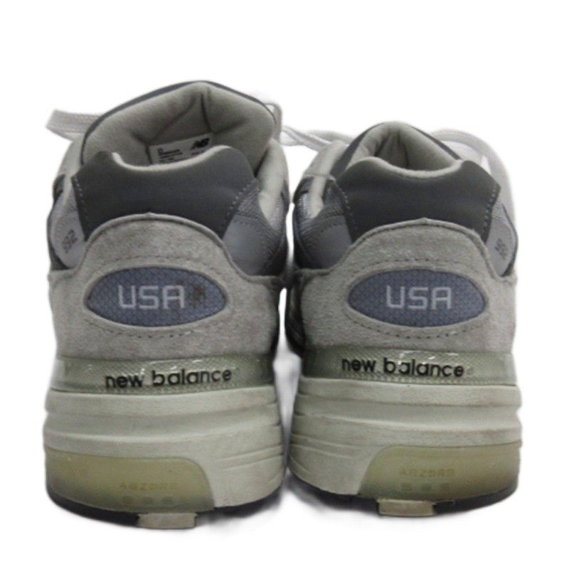 ニューバランス NEW BALANCE U992GY スニーカー USA製 グレー 27cm