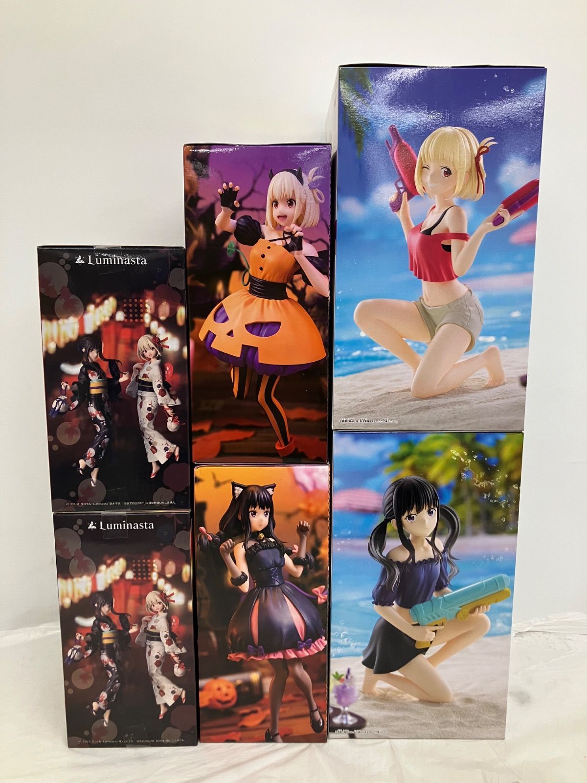 未開封 リコリス・リコイル フィギュア 井ノ上たきな 錦木千束 6個