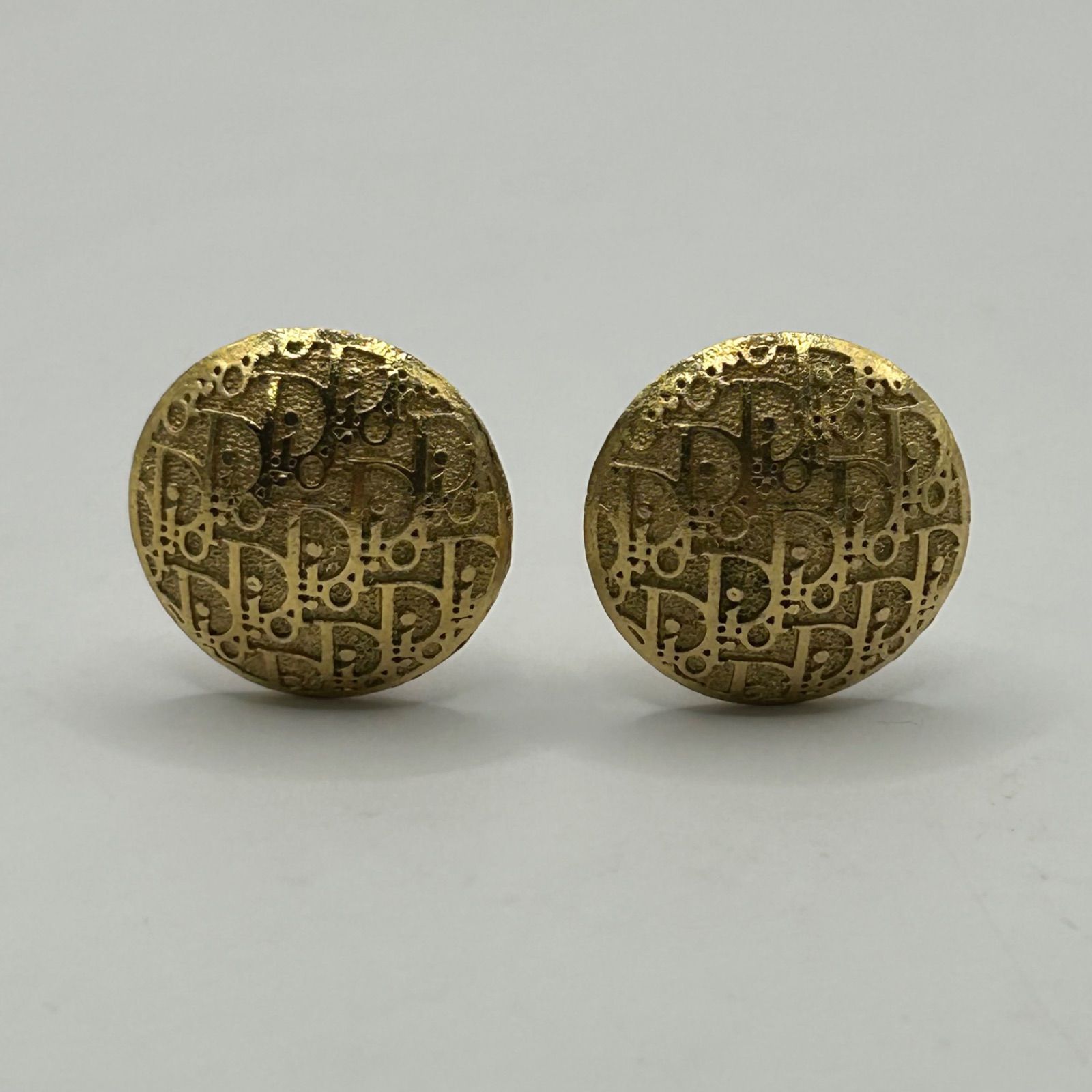 Christian Dior クリスチャン ディオール イヤリング ゴールド CDロゴ