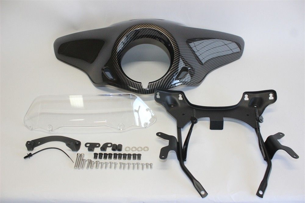 Rebel 250 500 レブル250 2020 2025 スクリーンカウルセット ウインドシールド カーボン調XクリアB