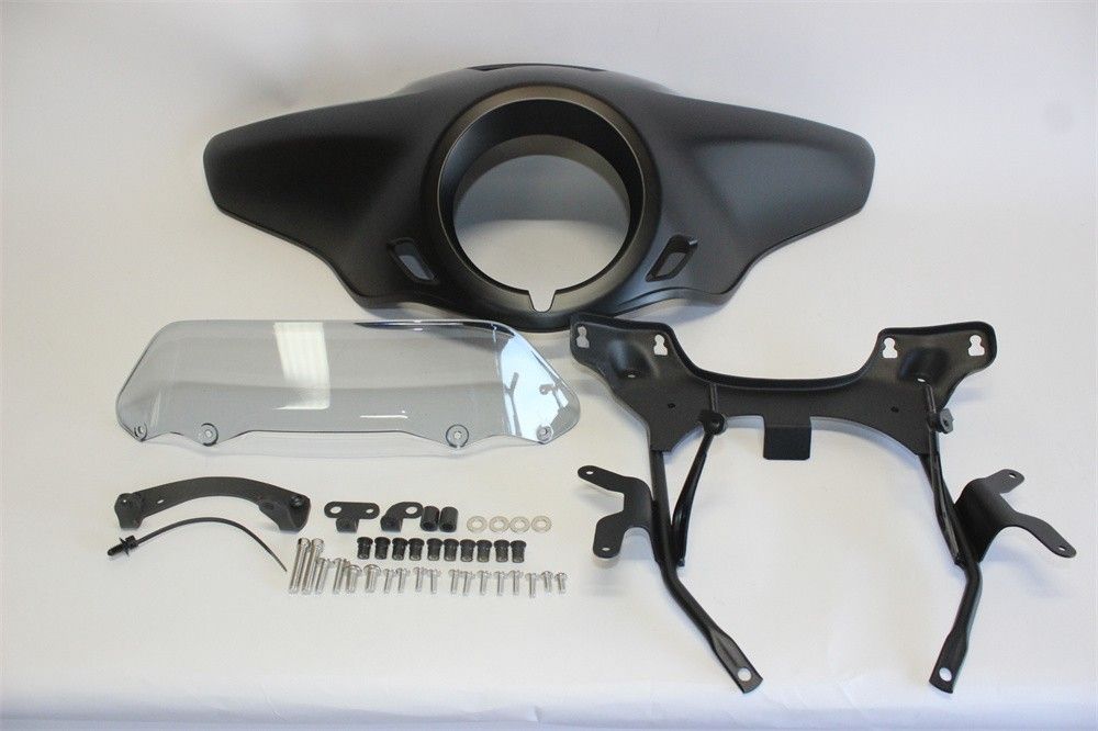 Rebel 250 500 レブル250 2020 2025 スクリーンカウルセット ウインドシールド 黒艶なしXライトスモークB