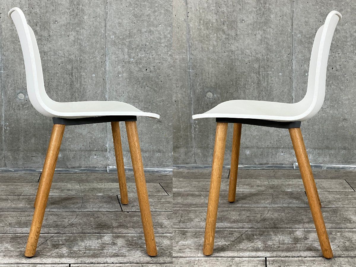 vitra/ヴィトラ□HAL/ハル ウッド□ジャスパーモリソン□ホワイト x