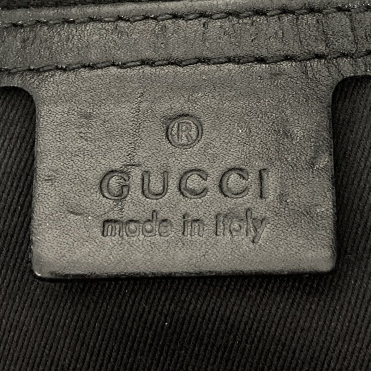 GUCCI グッチ 107756 トートバッグ ブラック シルバー金具 GG