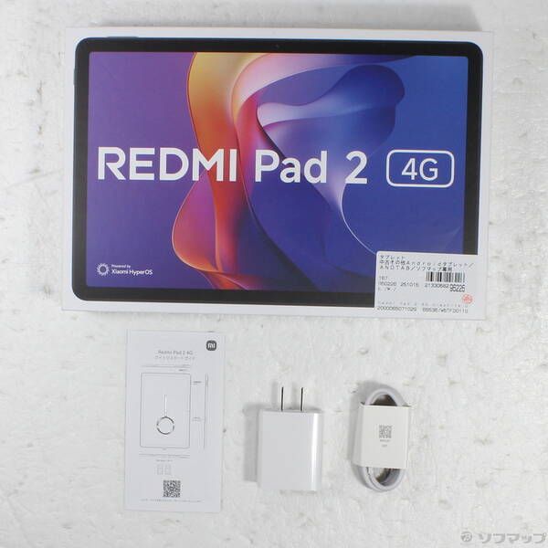 中古品〕 Redmi Pad 2 4G 128GB グラファイトグレー SIMフリー【262