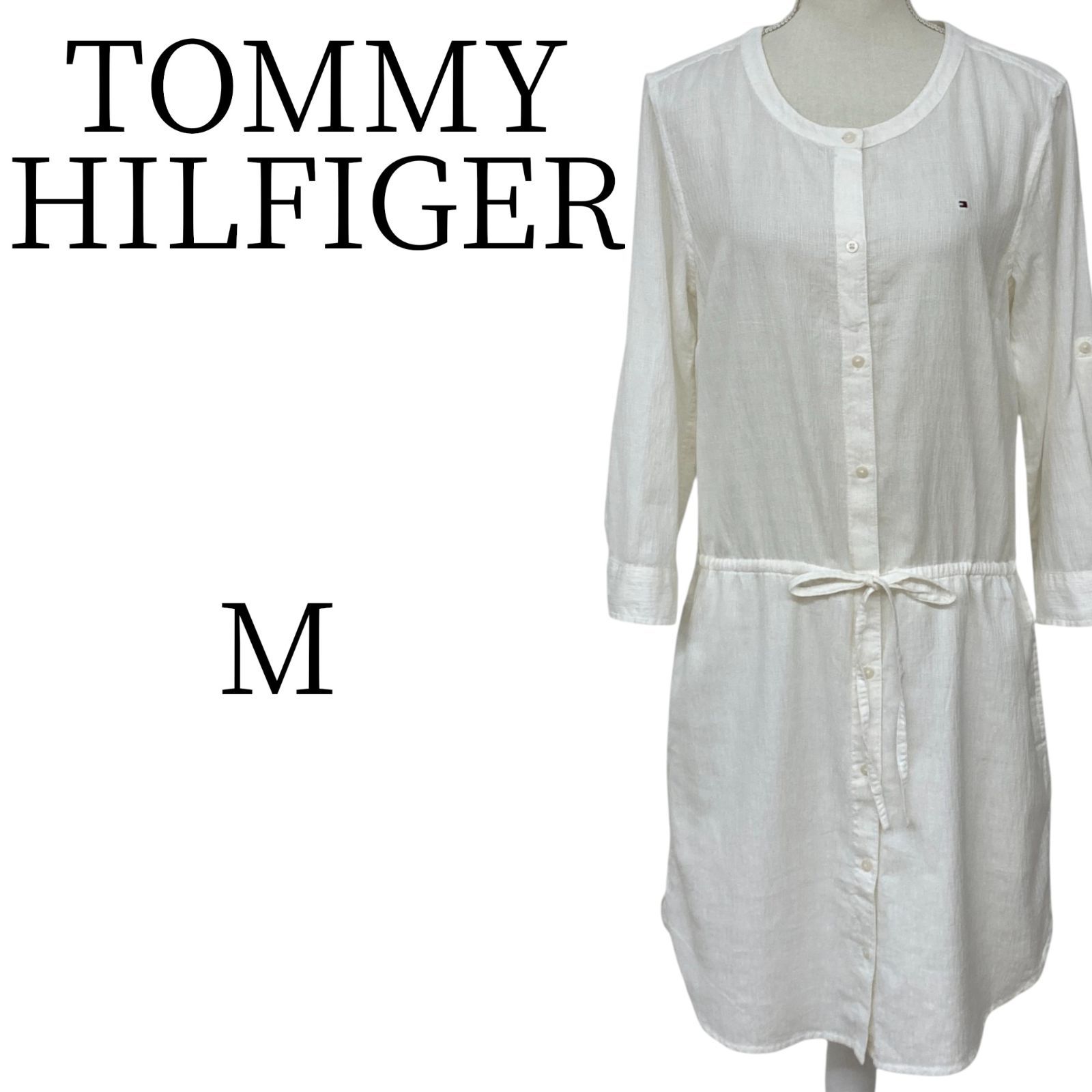 TOMMY トミーヒルフィガー ホワイト ロング その他 M PSP 20-24