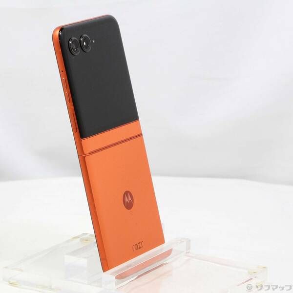 中古品〕 motorola razr 50 512GB スプリッツオレンジ PB230002JP SIM