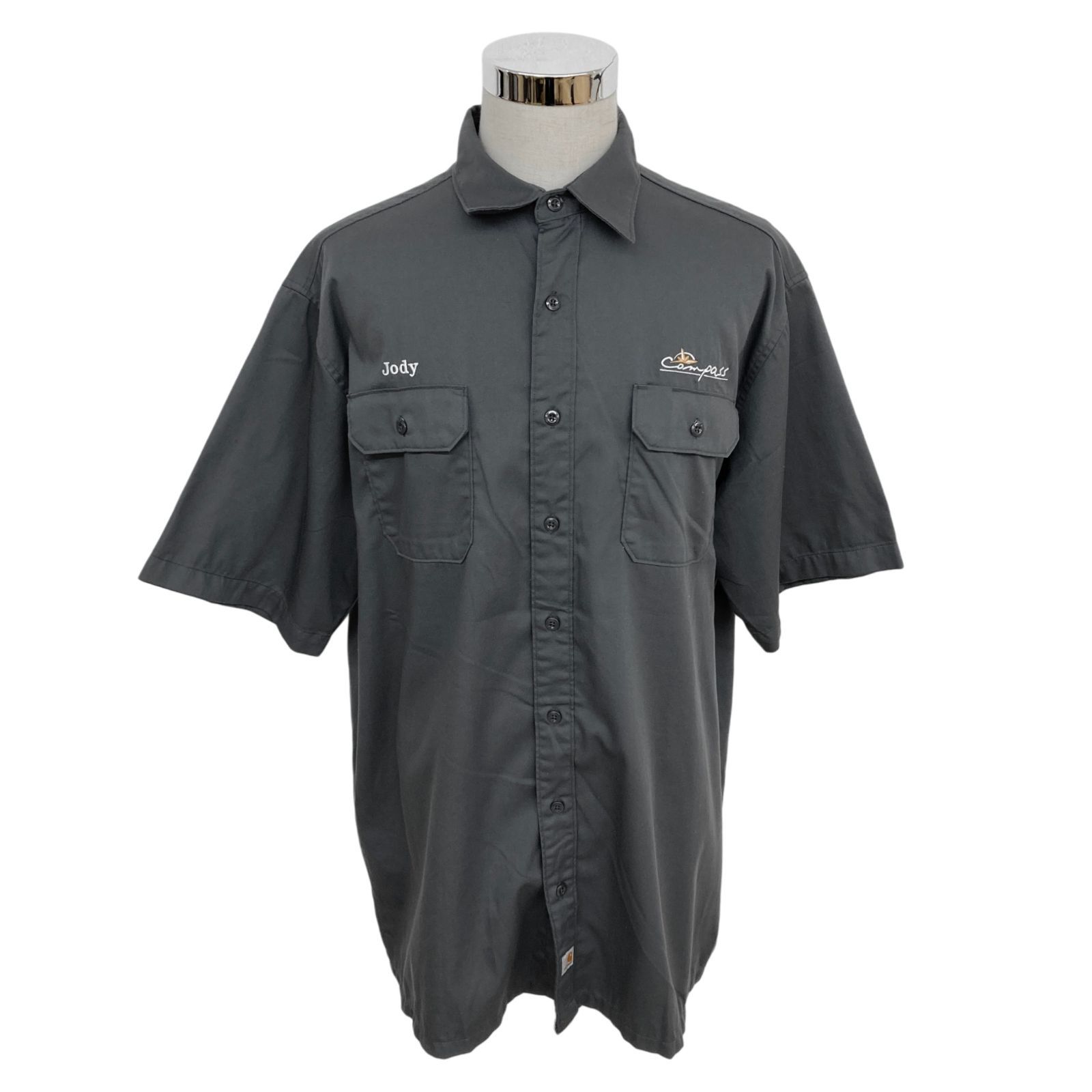 carhartt カーハート グレー シャツ 2 XL 3 L PSP 20-42