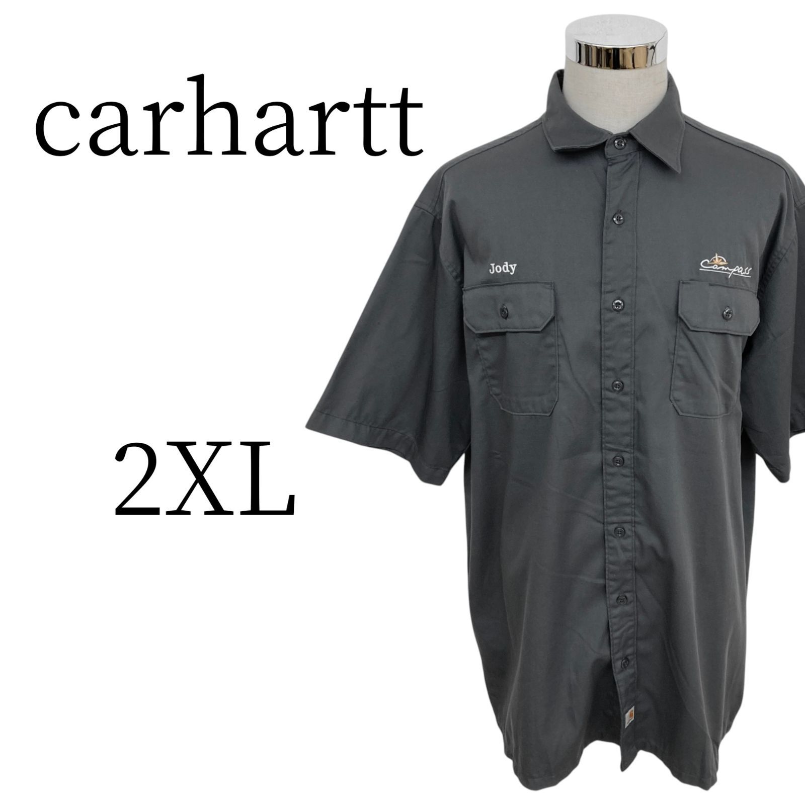 carhartt カーハート グレー シャツ 2 XL 3 L PSP 20 42