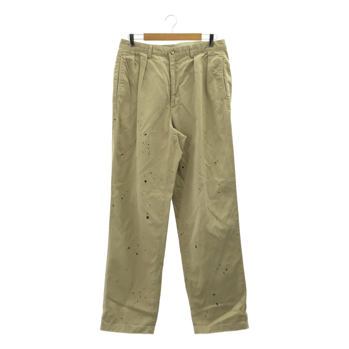 ポロラルフローレン　チノパンツ　アンドリュー　USA製　34×30 ベージュ POLO RALPH LAUREN / ポロラルフローレン | ANDREW PANT ペンキ加工 2