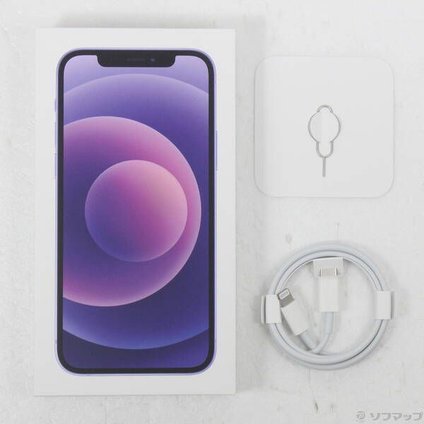 中古品〕 iPhone12 128GB パープル MJNJ3J／A SIMフリー【368】 - メルカリ