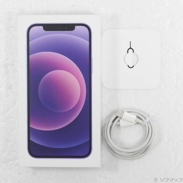 中古品〕 iPhone12 128GB パープル MJNJ3J／A SIMフリー【344】 - メルカリ