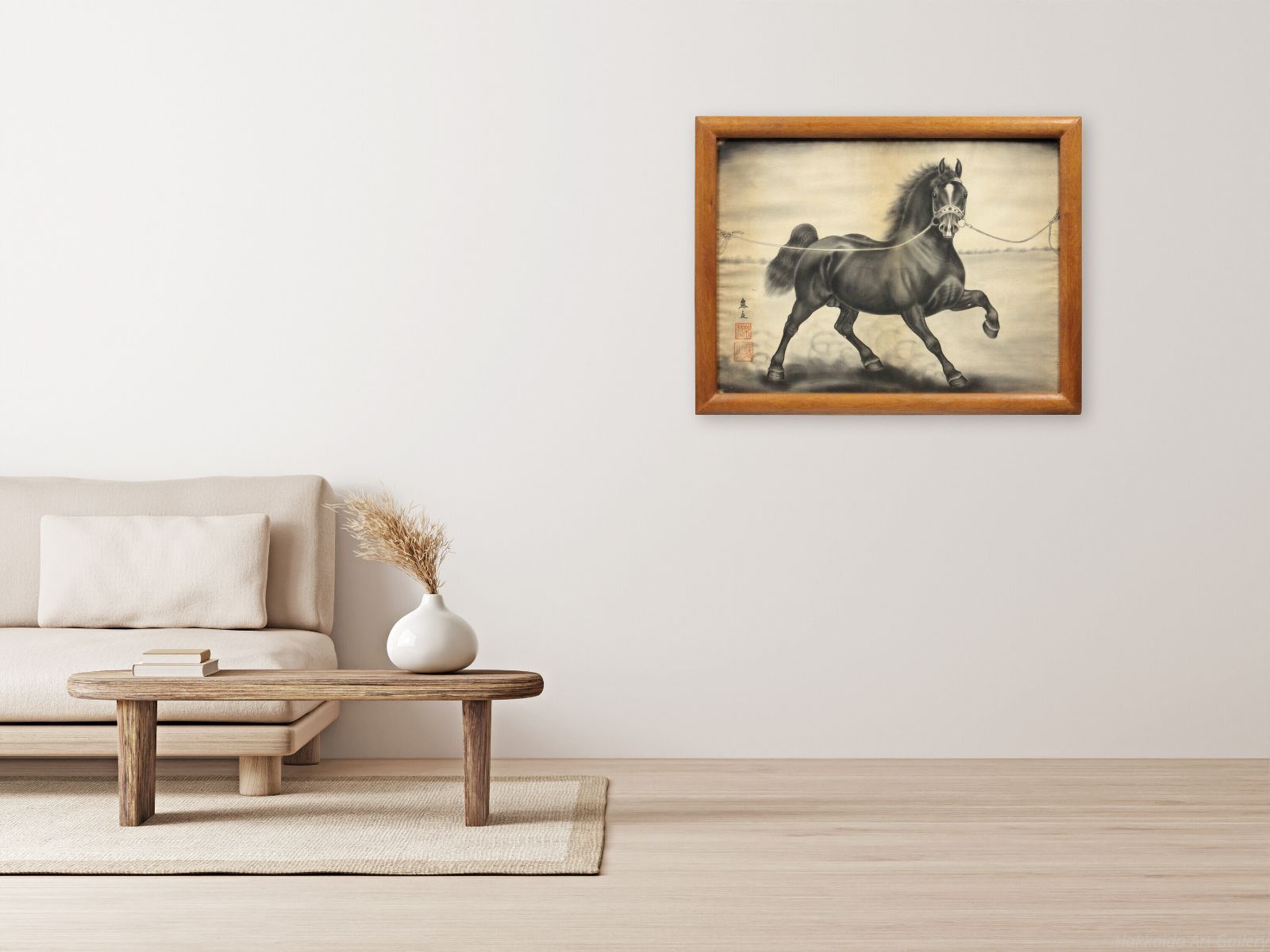 露山 「馬」 肉筆 絵画 - メルカリ