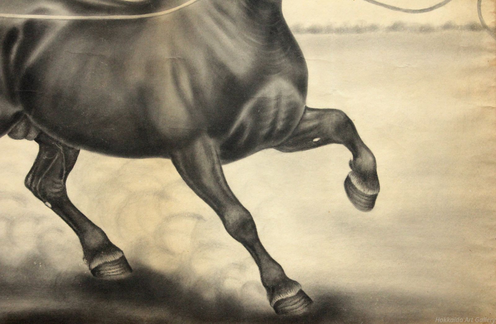 露山 「馬」 肉筆 絵画 - メルカリ