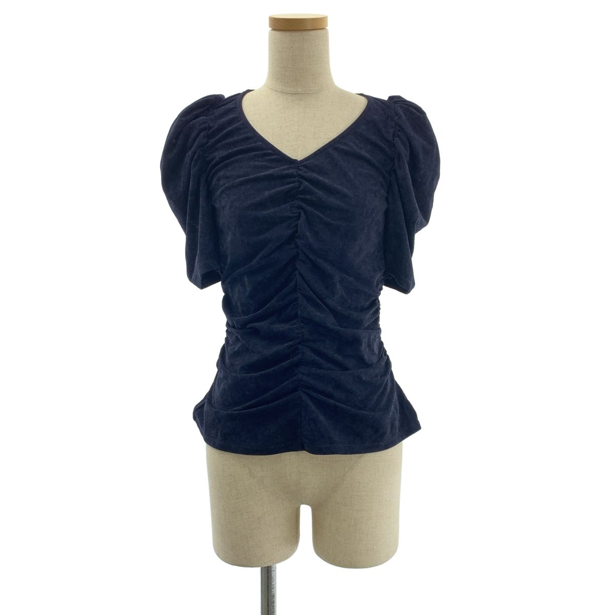 FETICO / フェティコ | STUDIOUS 別注 VELOUR GATHERD TOP ベロア