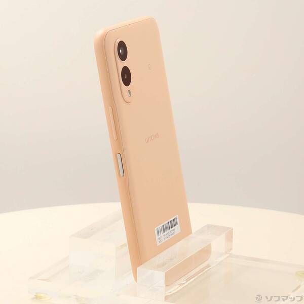 中古品〕 arrows We2 64GB ライトオレンジ FCG02 au SIMフリー【377