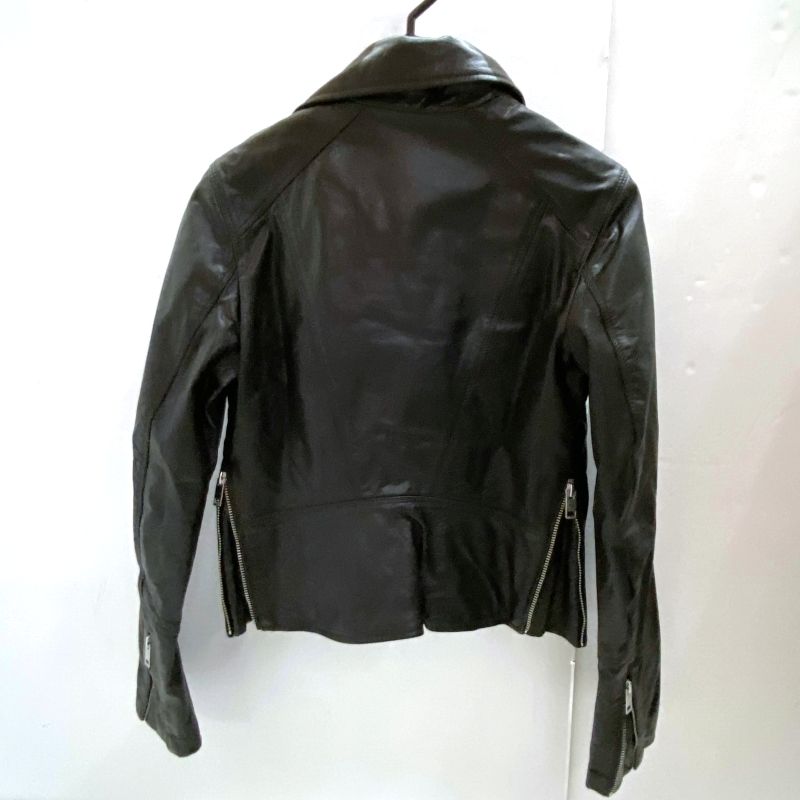 DIESEL ダブル ライダース ジャケット レディース DIESEL（ディーゼル）の「レディース ライダース レザー ルーズフット