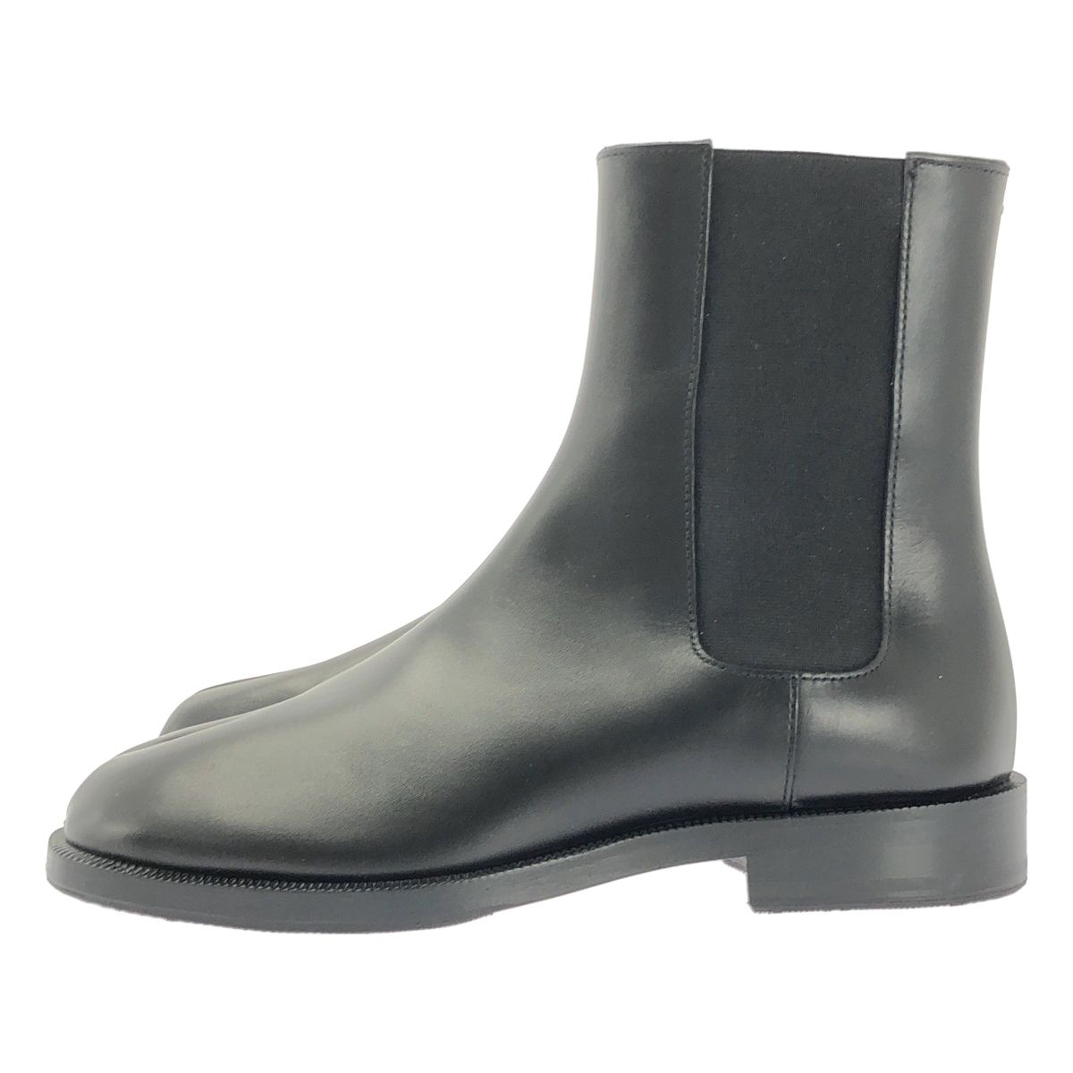 Maison Margiela メゾンマルジェラ 足袋 Tabi タビ レザー サイドゴアブーツ 37 ブラック レディース