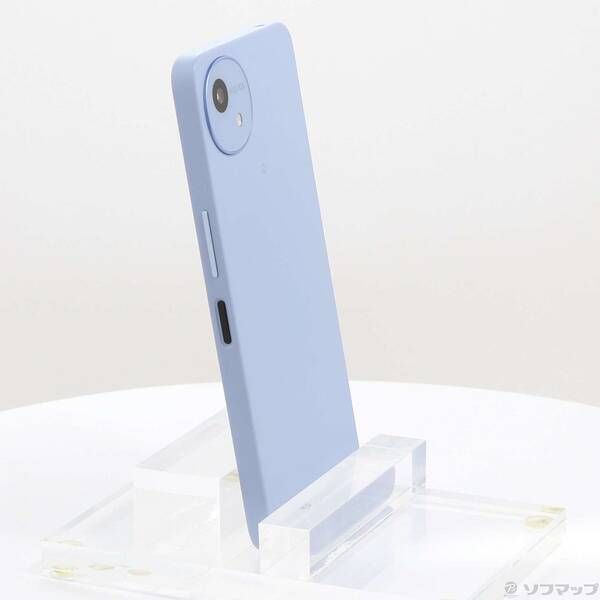 中古品〕 AQUOS wish4 64GB ブルー SH-M27 SIMフリー【377】 wish4
