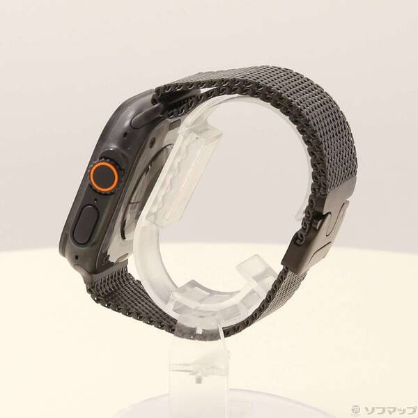 〔 品〕 Apple Watch Ultra 2 GPS Cellular 49 mm ブラックチタニウムケース ブラックチタニウムミラネーゼループ 377