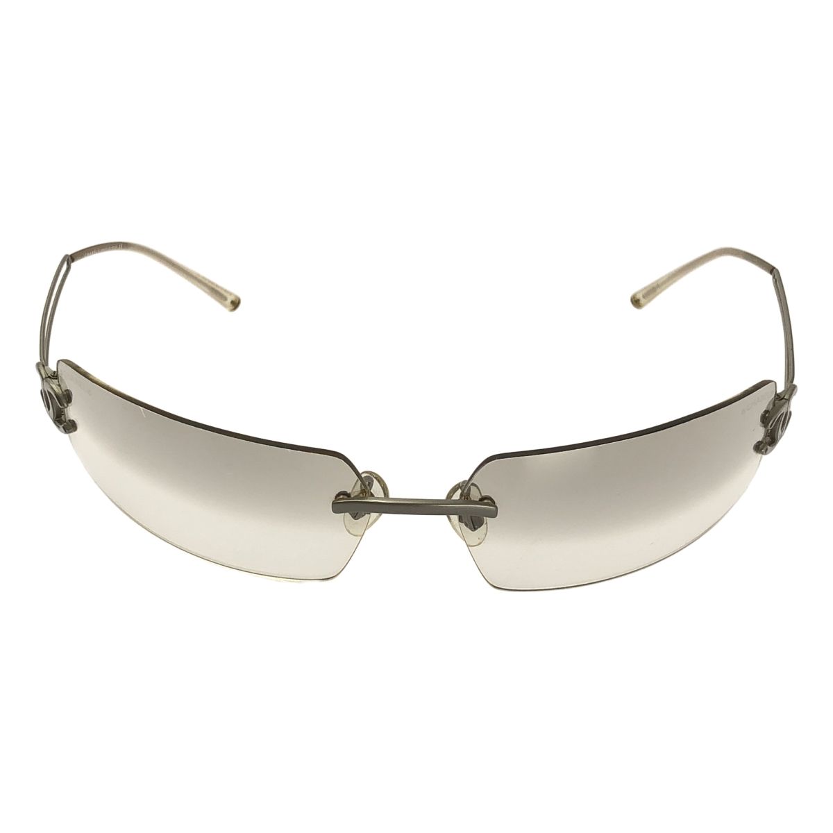  CHANEL シャネル ココマーク グラデーション レンズ サングラス クリア レディース その他 メガネ 老眼鏡