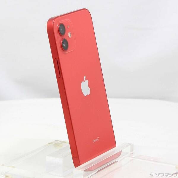 中古品〕 iPhone12 64GB プロダクトレッド MGHQ3J／A SIMフリー【348