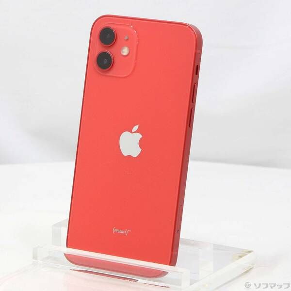 中古品〕 iPhone12 64GB プロダクトレッド MGHQ3J／A SIMフリー【348