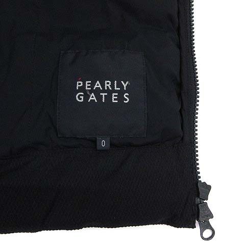  パーリーゲイツ PEARLY GATES ストレッチ ナイロン 中綿 フーディー ジャケット ロゴ ネイビー 紺 0 ゴルフウェア 055 2120006 ソフトスパイク レディースウェア ゴルフ